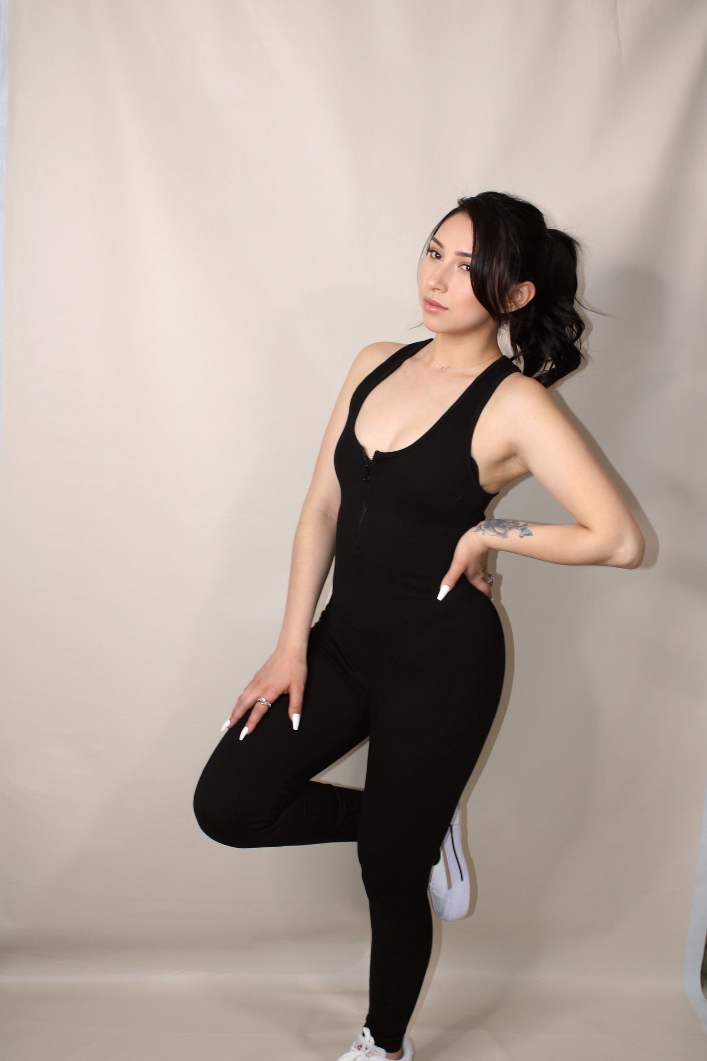 FlexFit Ribbed Jumpsuit