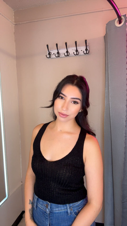 Knit top (Black)