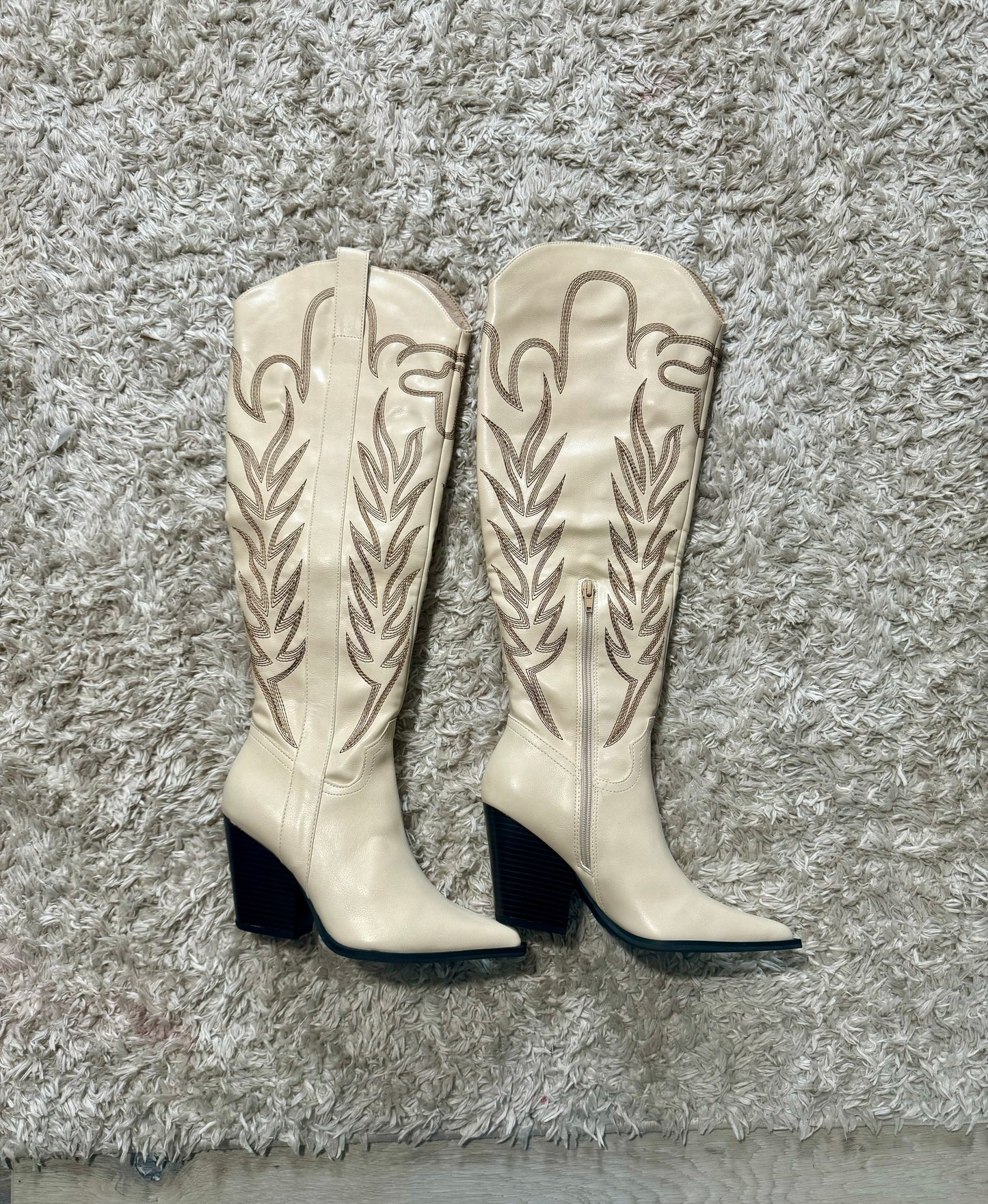 Bronco Knee High Cowgirl boots