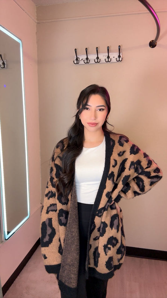 Leopard Cardigan