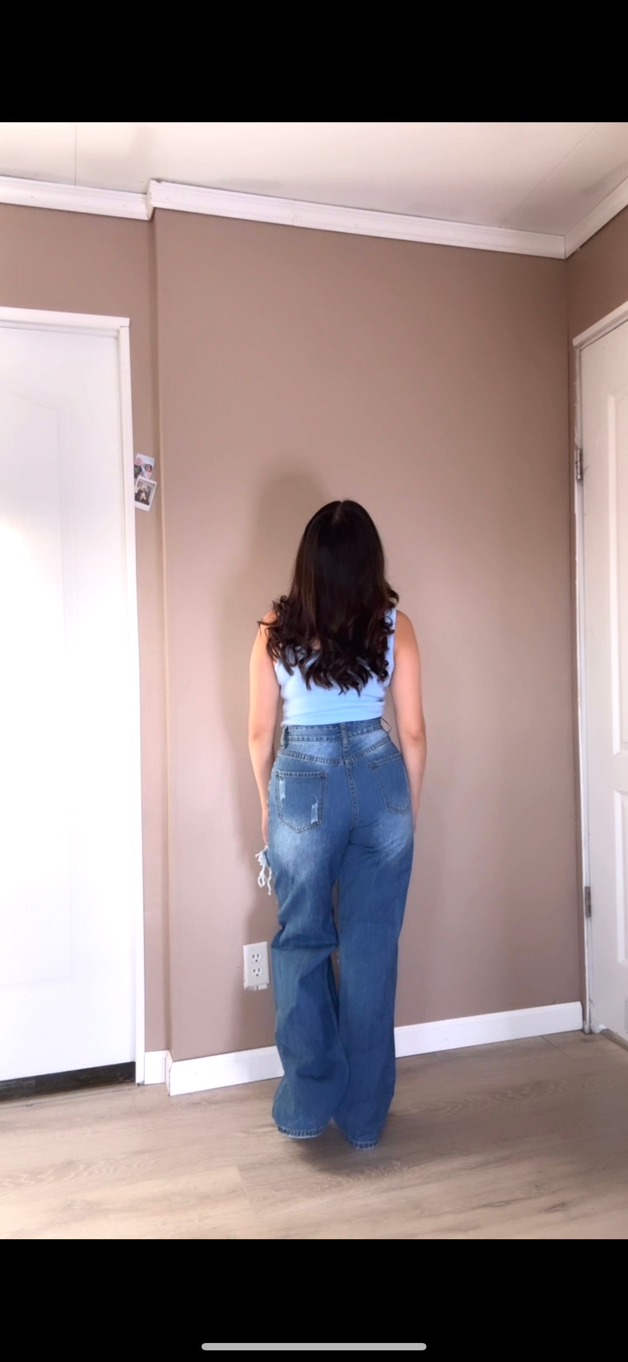 High Waisted, Relaxed Fit Jeans